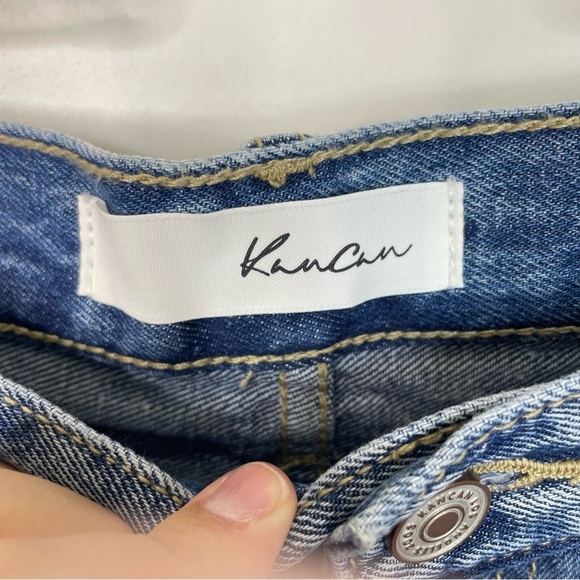 KanCan High Rise Slim Straight Jeans, 15/31 - Picture 3 of 12